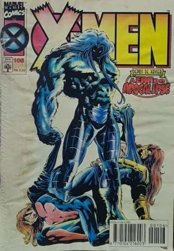 X-Men - 1ª Série (Abril) 106  [Danificado: Capa Amassada, Capa Manchada, Usado]