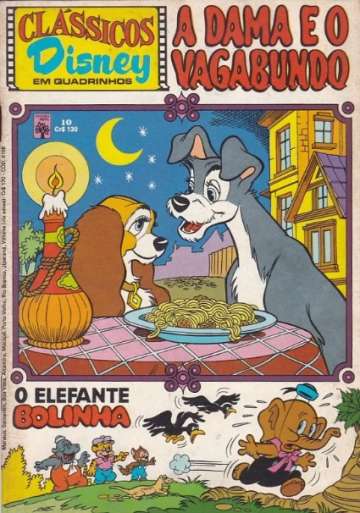 Clássicos Disney em Quadrinhos (1ª Série - 1981-1983) 10 - A Dama e o Vagabundo