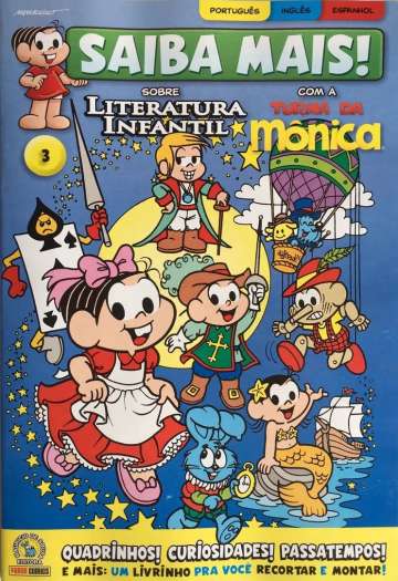 Saiba Mais! com a Turma da Mônica (3ª Série - 2024) - em Português 3 - sobre Literatura Infantil