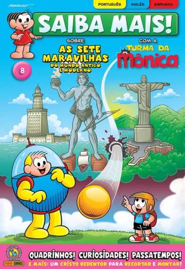 Saiba Mais! com a Turma da Mônica (3ª Série - 2024) - em Português 8 - sobre as Setes Maravilhas do Mundo Antigo e Moderno