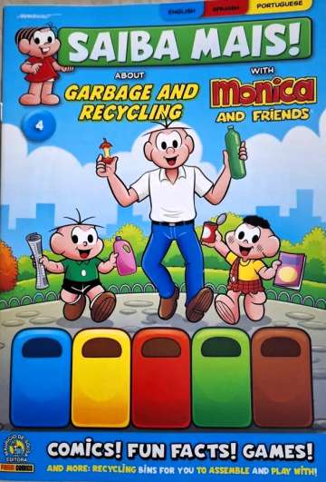 Saiba Mais! with Monica and friends (3ª Série - 2024) - em Inglês 4 - about Garbage and Recycling