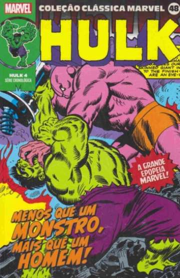 Coleção Clássica Marvel 48 - Hulk 4: Menos que um Monstro, Mais que um Homem