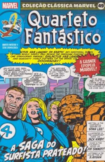 Coleção Clássica Marvel 49 - Quarteto Fantástico 11: A Saga do Surfista Prateado
