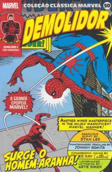 Coleção Clássica Marvel 50 - Demolidor 4: Surge o Homem-Aranha