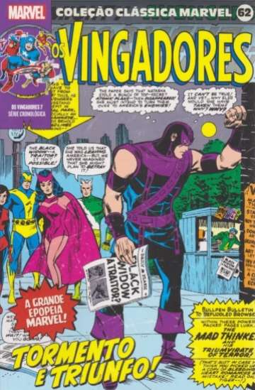 Coleção Clássica Marvel 62 - Os Vingadores 7: Tormento e Triunfo