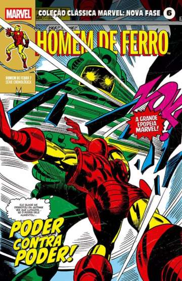 Coleção Clássica Marvel: Nova Fase 6 - Homem de Ferro 7: Poder contra Poder!
