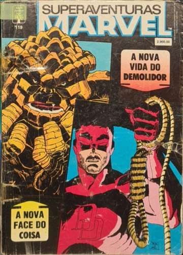 Superaventuras Marvel Abril 119  [Danificado: Capa Rasgada, Usado]