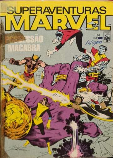 Superaventuras Marvel Abril 56  [Danificado: Com Fita Adesiva, Usado]